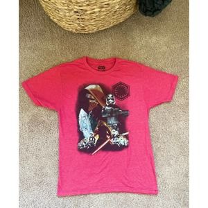 Star Wars Force Awakens Mens T-Shirt - Kylo Ren & Stormtroopers Action Collage